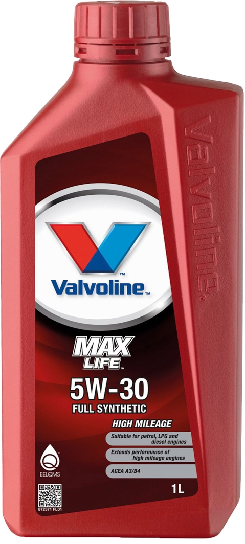 

Моторное масло Valvoline MaxLife 5W-30 синтетическое 872371