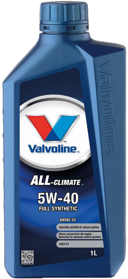 

Моторное масло Valvoline All-Climate C3 5W-40 синтетическое 872278