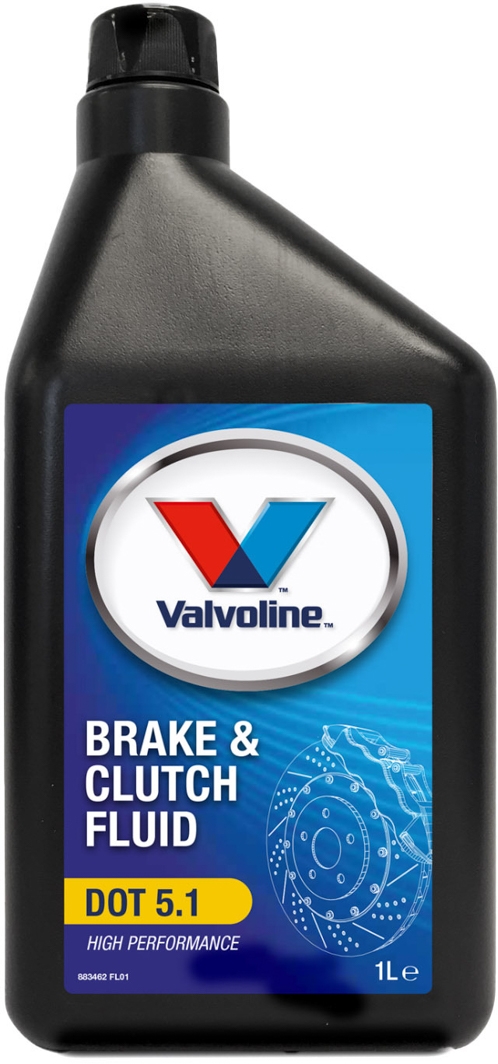 

Тормозная жидкость Valvoline Brake & Clutch DOT 5.1 ABS ASR пластик 883462