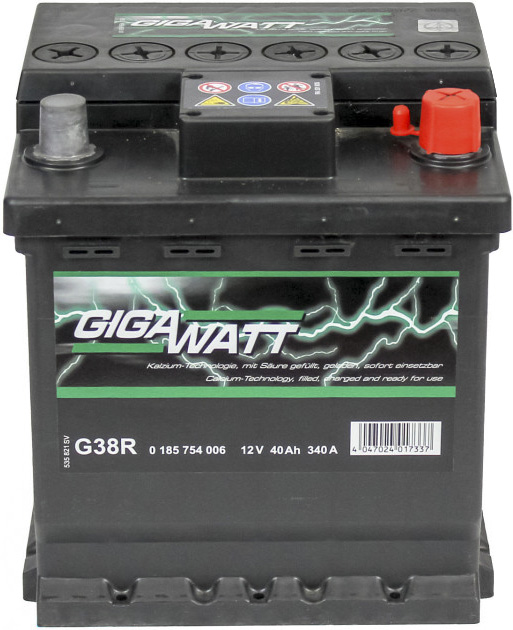 

Аккумулятор Gigawatt 6 CT-40-R 0185754006