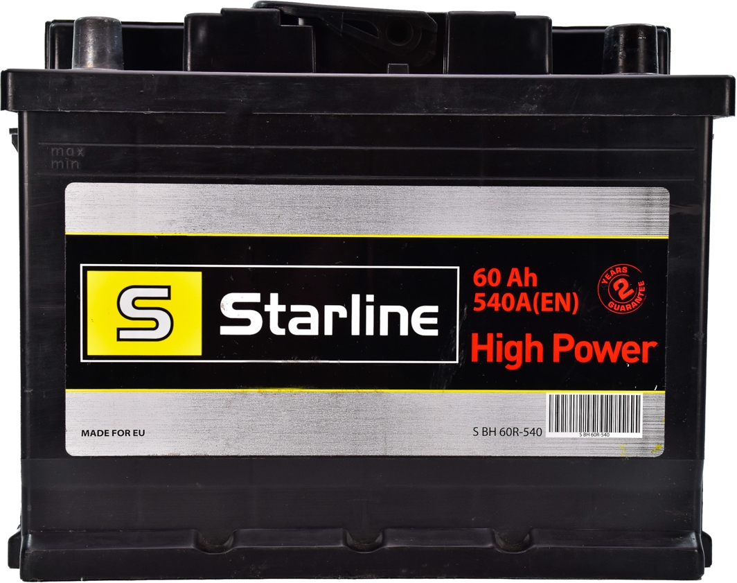 

Аккумулятор Starline 6 CT-60-R sbh60r540