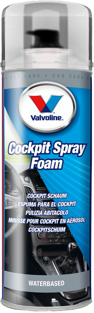 

Очиститель салона Valvoline Cockpit Spray Foam цитрус 500 мл 887083