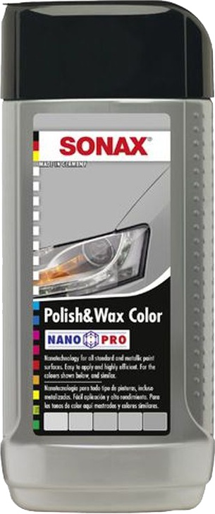 

Цветной полироль для кузова Sonax Polish & Wax Color NanoPro 296341