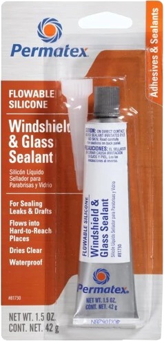 

Герметик Permatex Flowable Silicone Windshield & Glass Sealer прозрачный 81730