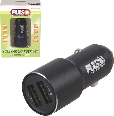 

USB зарядка в авто Pulso C-30207Q C-30207Q