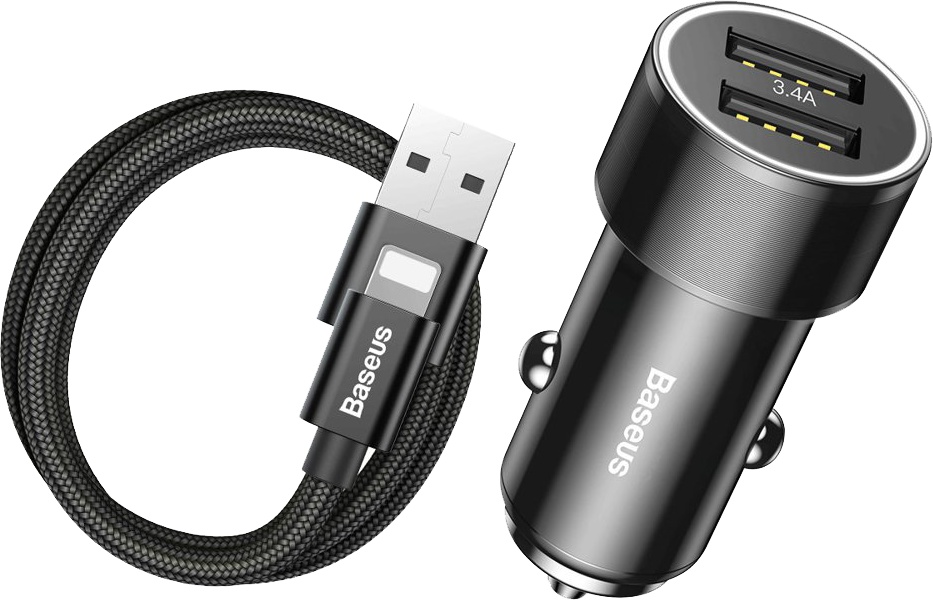 

USB зарядка в авто Baseus Small Screw 00-00022492