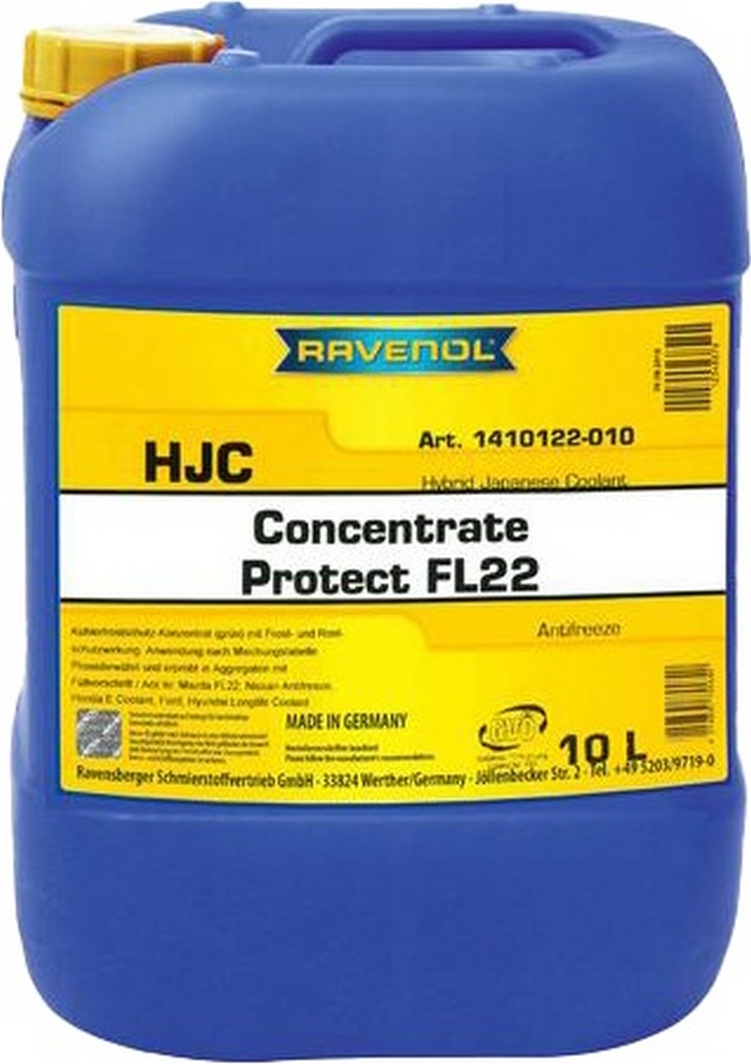 

Концентрат антифриза Ravenol HJC Protect FL22 зеленый 1410122-010