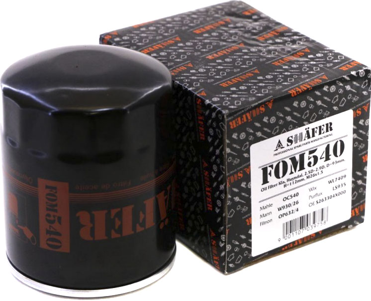 

Shafer fom540 Масляный фильтр