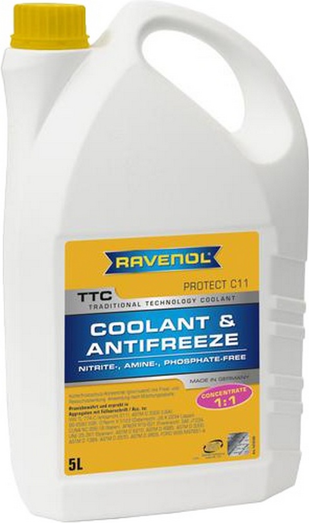 

Концентрат антифриза Ravenol TTC Protect C11 G11 желтый 1410100-005