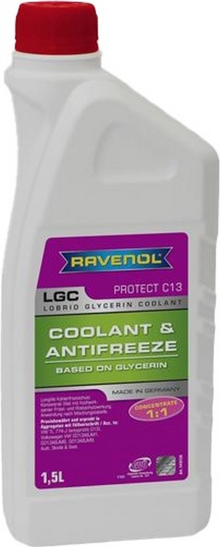 

Концентрат антифриза Ravenol LGC Protect C13 G13 фиолетовый 1410128-150