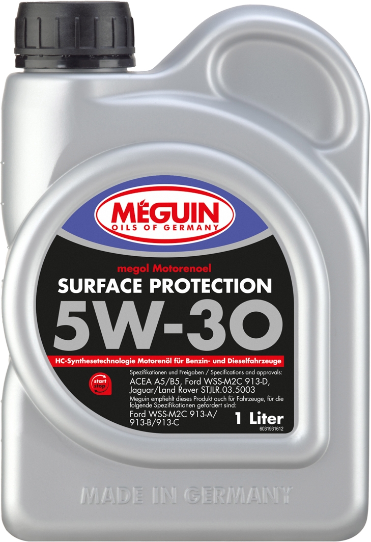 

Моторное масло Meguin Surface Protection 5W-30 синтетическое 3193