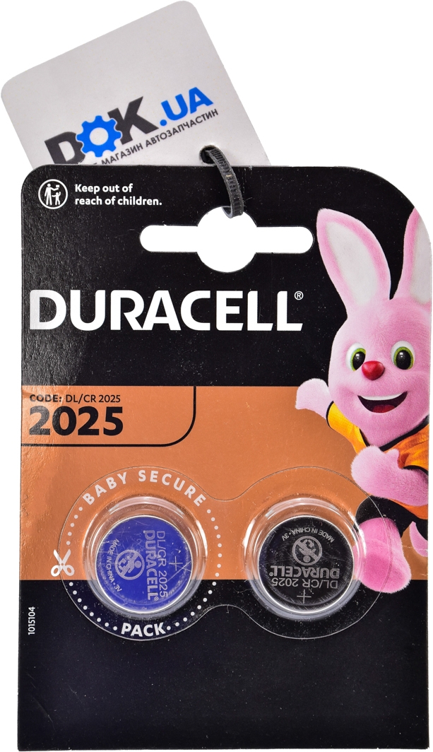 

Батарейка Duracell 6409618 CR2025 3 V 2 шт