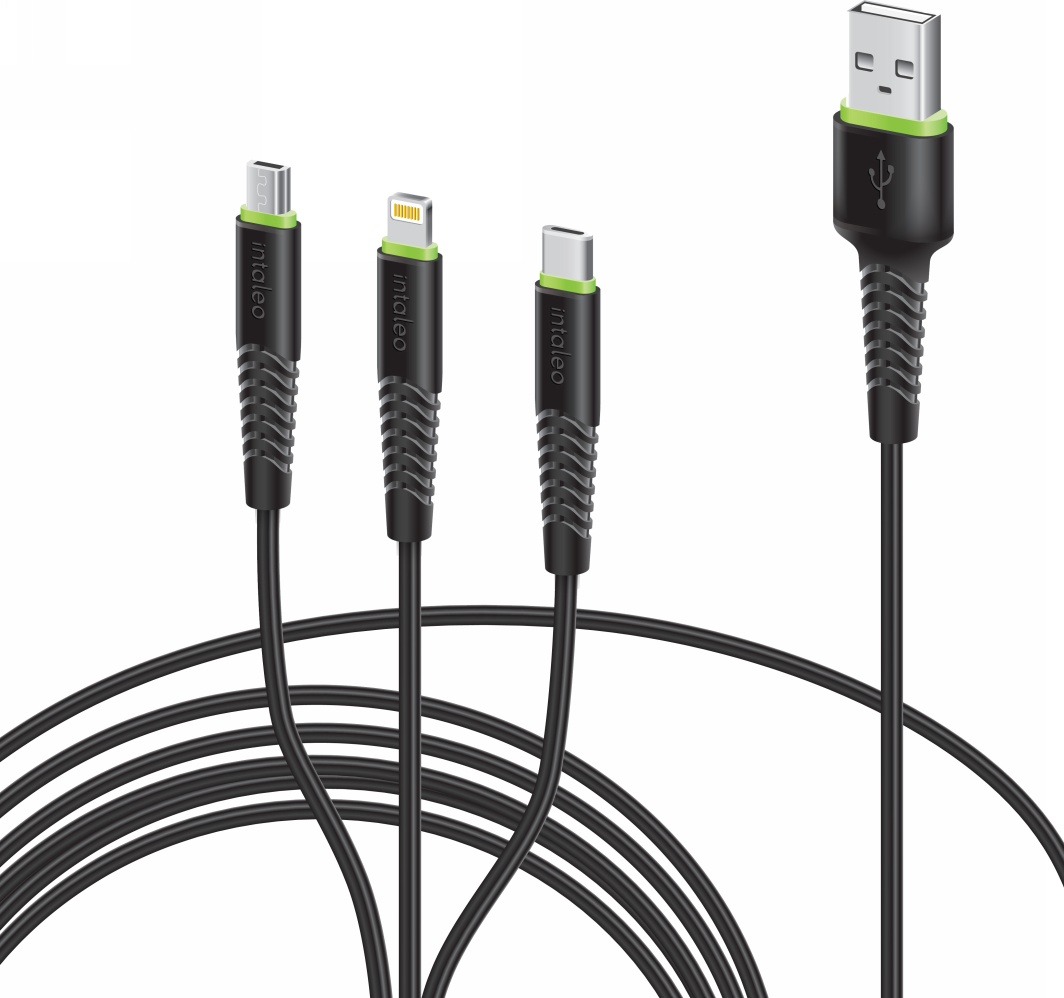 

Кабель 3 в 1 Intaleo CBFLEXU1 1,4 м
