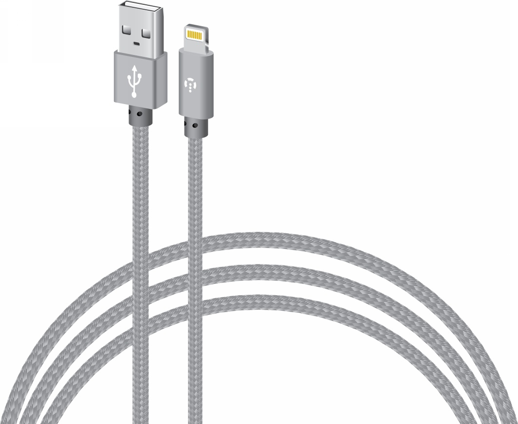 

Кабель Intaleo CBGNYL2 USB - Apple Lightning 2 м