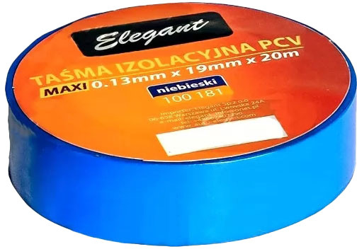 

Изолента Elegant EL100181 синий ПВХ 19 мм х 20 м
