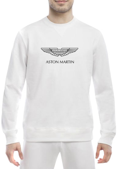 

Свитшот мужской Globuspioner Aston Martin Vector Logo спереди класический рукав белый 669056315