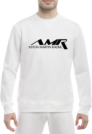 

Свитшот мужской Globuspioner Aston Martin AMR спереди класический рукав белый 772156311