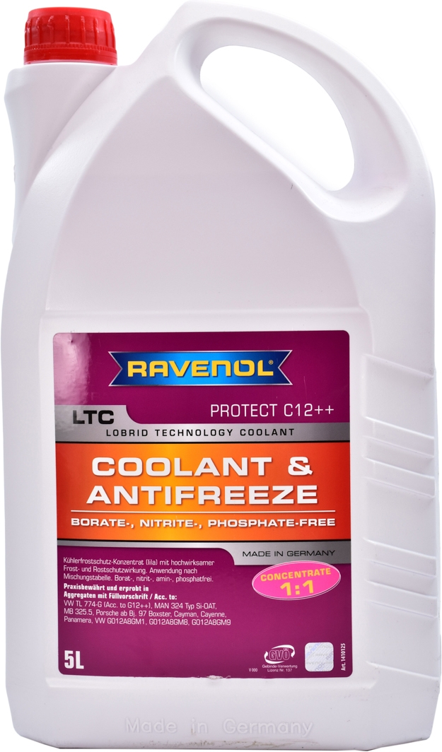 

Концентрат антифриза Ravenol ﻿LTC Protect C12++ G12++ фиолетовый 1410125-005