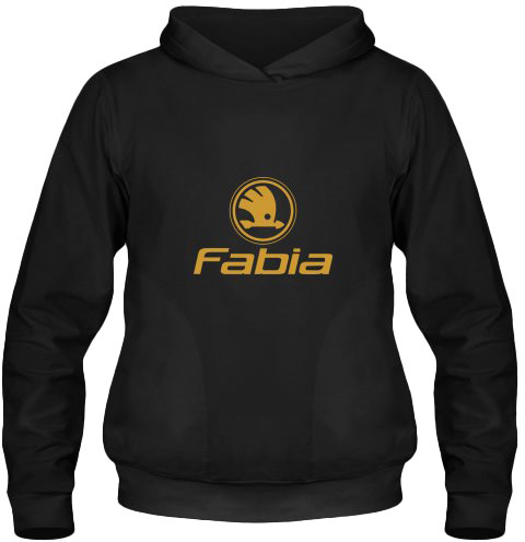 

Кенгурушка мужская утепленная Globuspioner Skoda Fabia Logo спереди чёрный 239175922