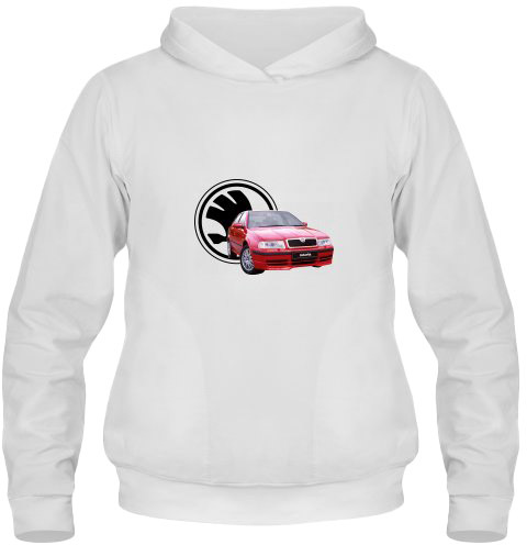 

Кенгурушка мужская утепленная Globuspioner Skoda Octavia спереди белый 239495912