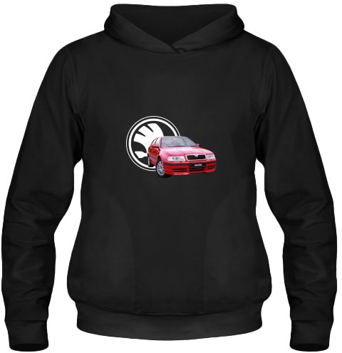 

Кенгурушка мужская утепленная Globuspioner Skoda Octavia спереди чёрный 239495926