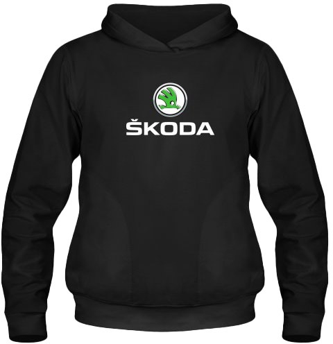 

Кенгурушка мужская утепленная Globuspioner Skoda Big Logo спереди чёрный 666375927