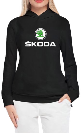 

Кенгурушка женская Globuspioner Skoda Big Logo спереди чёрный 666376722