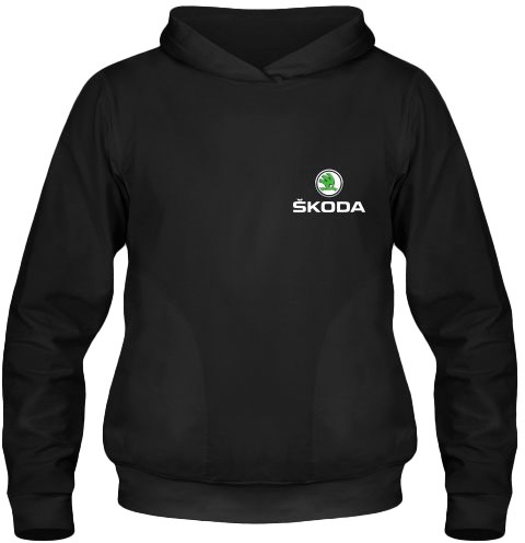 

Кенгурушка мужская утепленная Globuspioner Skoda Mini Logo спереди чёрный 666475927