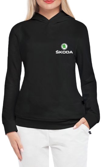 

Кенгурушка женская Globuspioner Skoda Mini Logo спереди чёрный 666476725