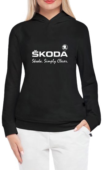 

Кенгурушка женская Globuspioner Skoda Simply Clever спереди чёрный 731216725