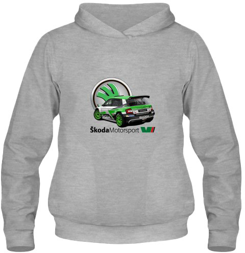 

Кенгурушка мужская утепленная Globuspioner Skoda Fabia R5 EVO 3 спереди серый 7531659286