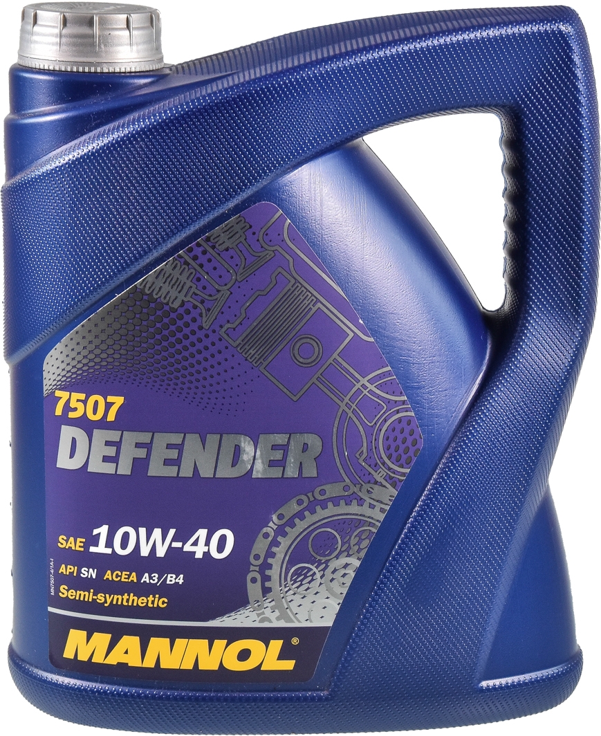 

Моторное масло Mannol Defender 10W-40 полусинтетическое MN7507-4