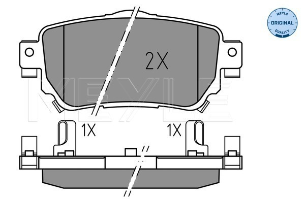 

Meyle 0252596515 Тормозные колодки