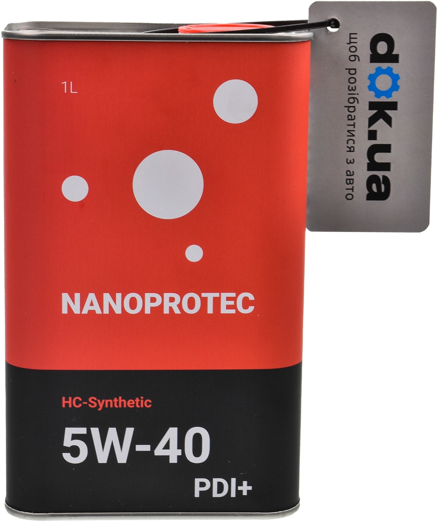 

Моторное масло Nanoprotec PDI+ HC-Synthetic 5W-40 синтетическое NP2207520