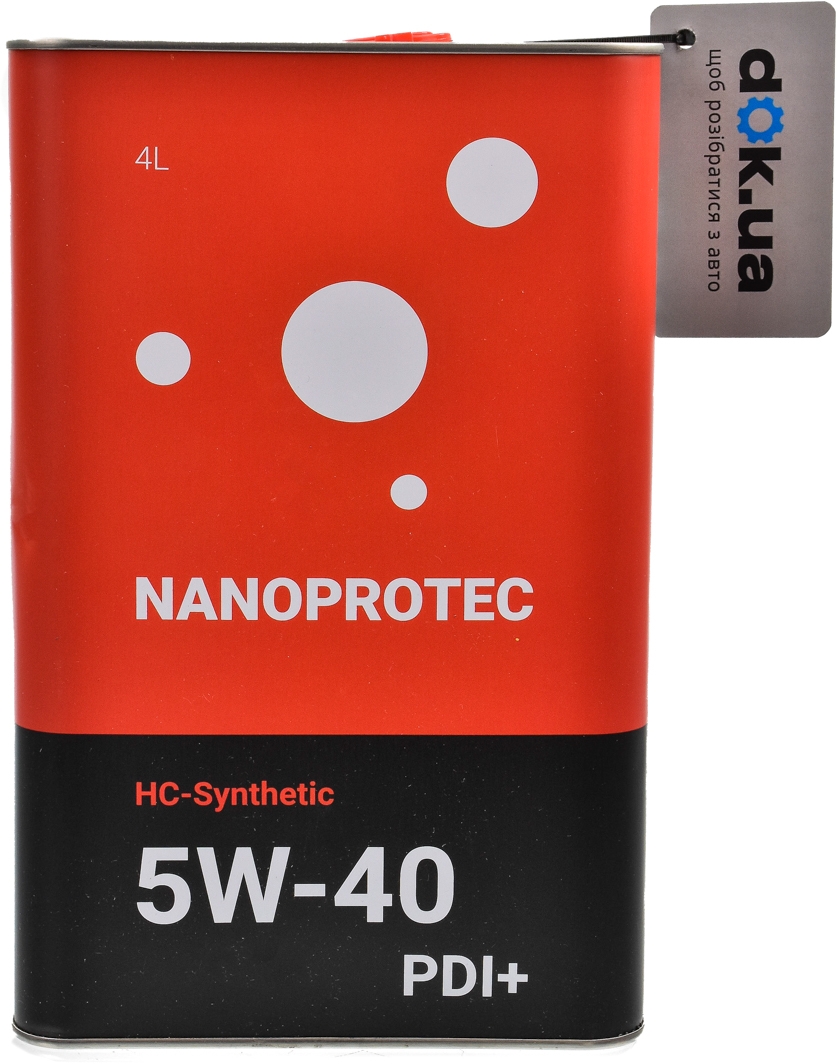 

Моторное масло Nanoprotec PDI+ HC-Synthetic 5W-40 синтетическое NP2207504