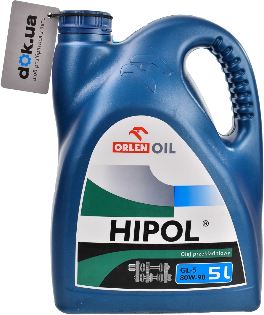 

Трансмиссионное масло Orlen HIPOL GL-4 80W-90 минеральное hipolgl480w905l