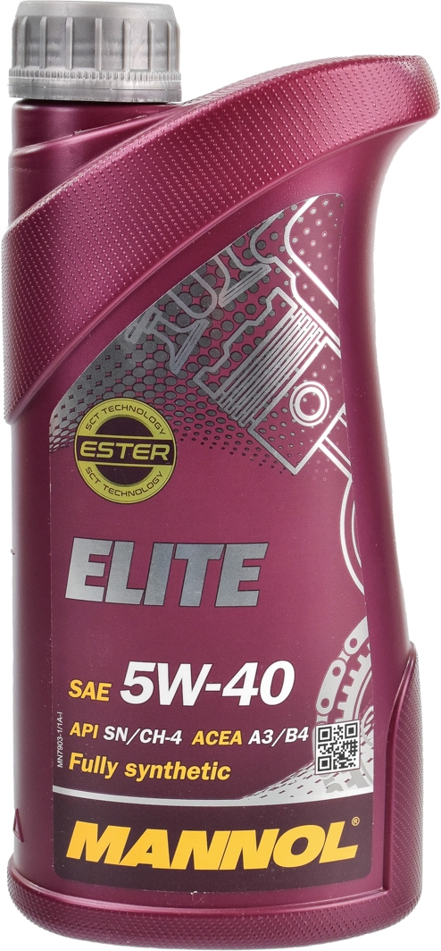 

Моторное масло Mannol Elite 5W-40 синтетическое MN7903-1