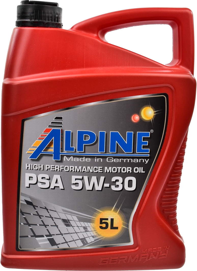 

Моторное масло Alpine PSA 5W-30 синтетическое 101382