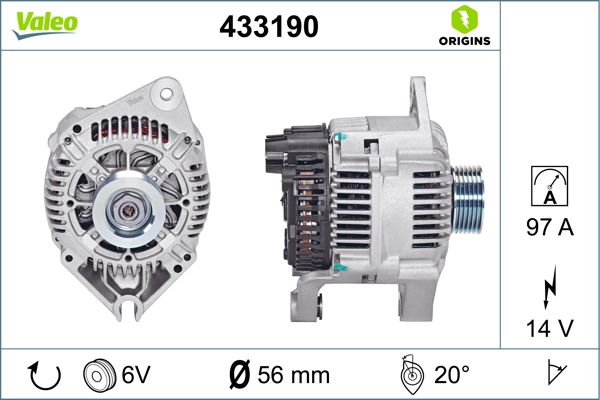 

Valeo 433190 Генератор