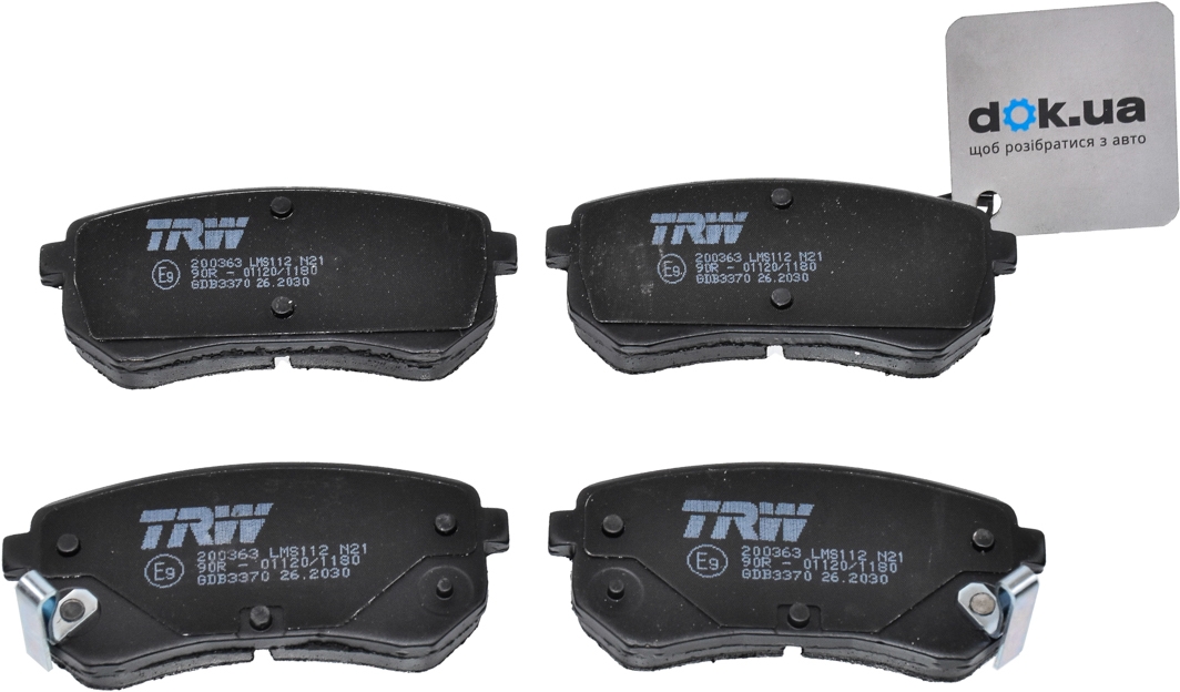 

TRW GDB3370 Тормозные колодки