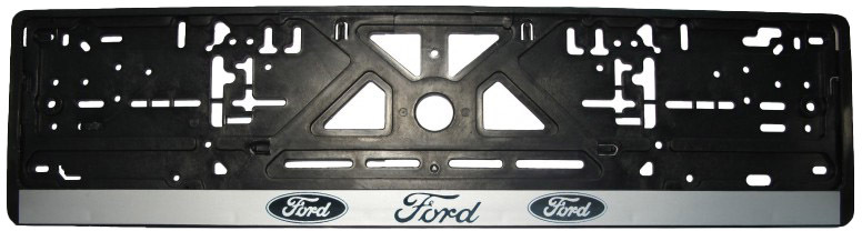 

Рамка номерного знака Alca 50497 чёрный с серебристым Ford