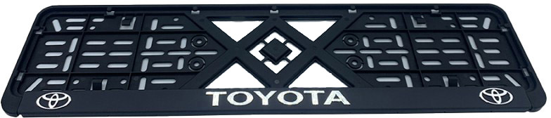 

Рамка номерного знака Alca 97901 черный Toyota