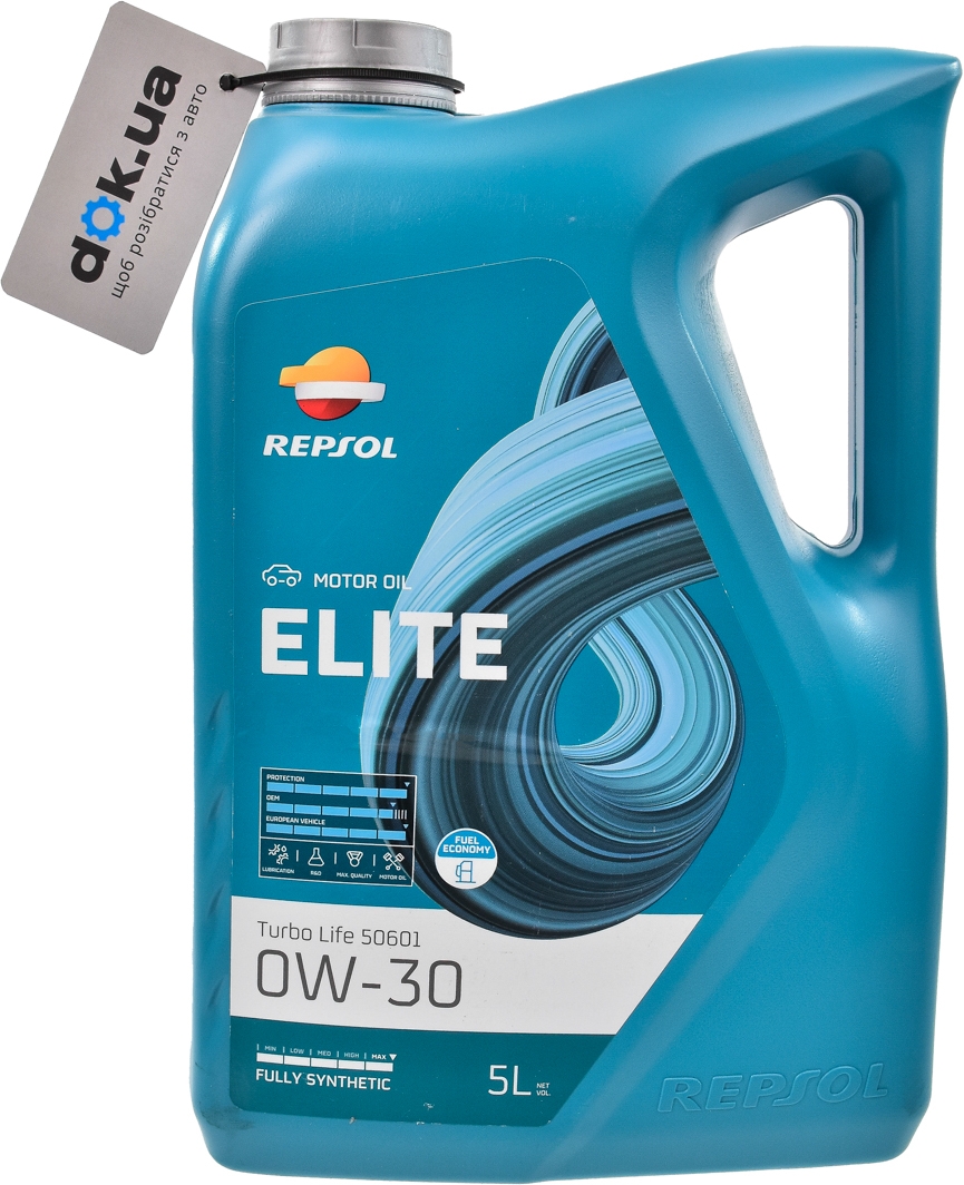 

Моторное масло Repsol Elite Turbo Life 50601 0W-30 синтетическое RPP0063EFB