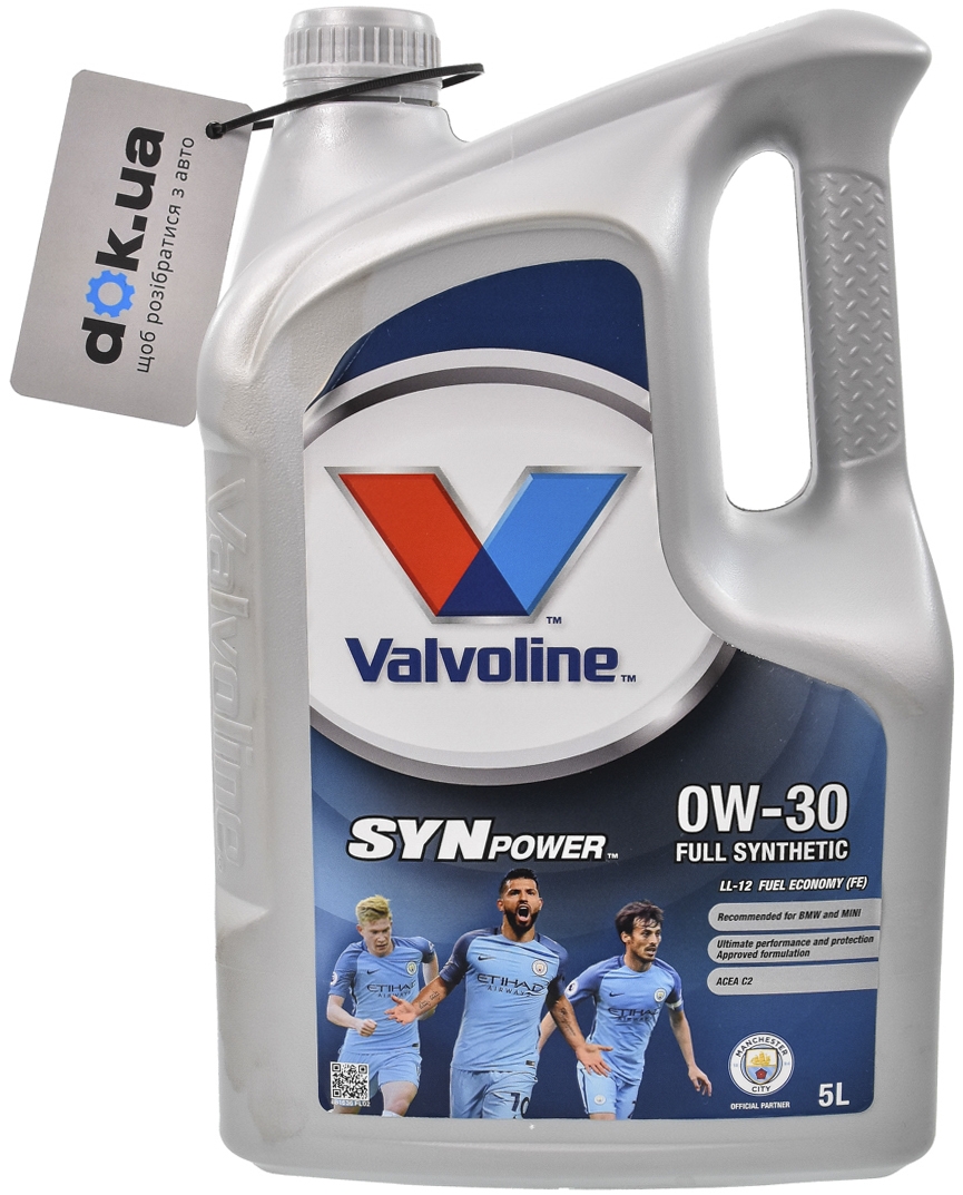 

Моторное масло Valvoline SynPower LL-12 FE 0W-30 синтетическое 881636