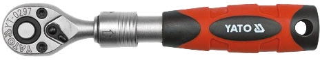 

Трещотка Yato YT-0297 телескопическая 1/4" 72 зубца 150 мм