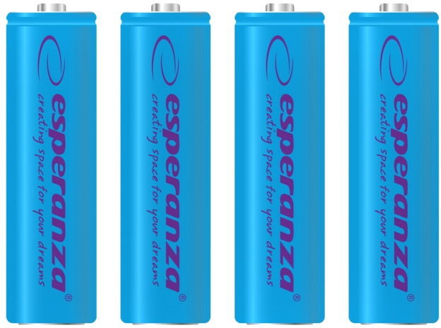

Аккумуляторная батарейка ESPERANZA EZA104B 2000 mAh 4 шт