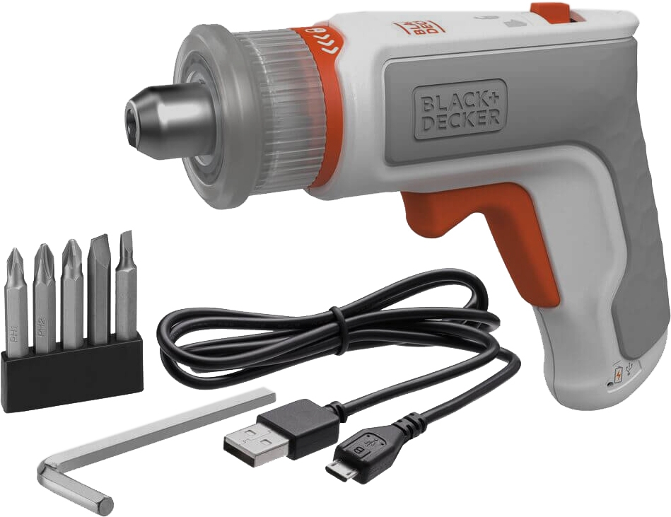 

Электроотвертка BLACK+DECKER (ЗУ + биты) BCRTA01