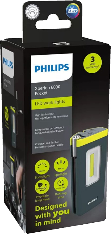 

Фонарь для СТО Philips Xperion 6000 Pocket X60POCKX1