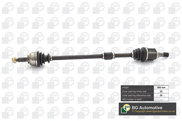

BGA DS6310R Полуось