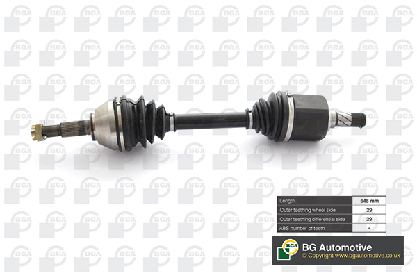

BGA DS6317L Полуось